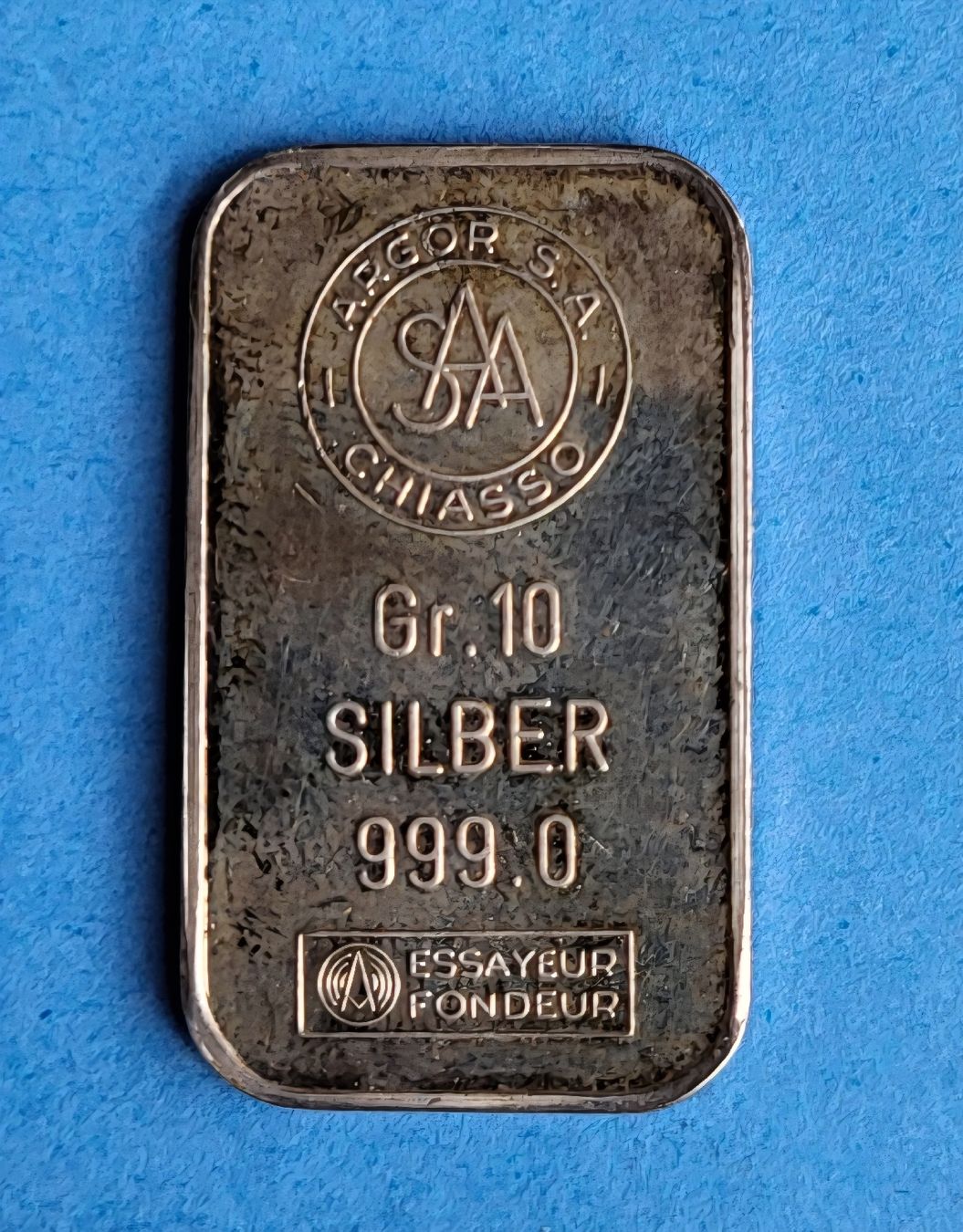 Métaux précieux: Silber 10gr  – D'occasion à Thun par harry999