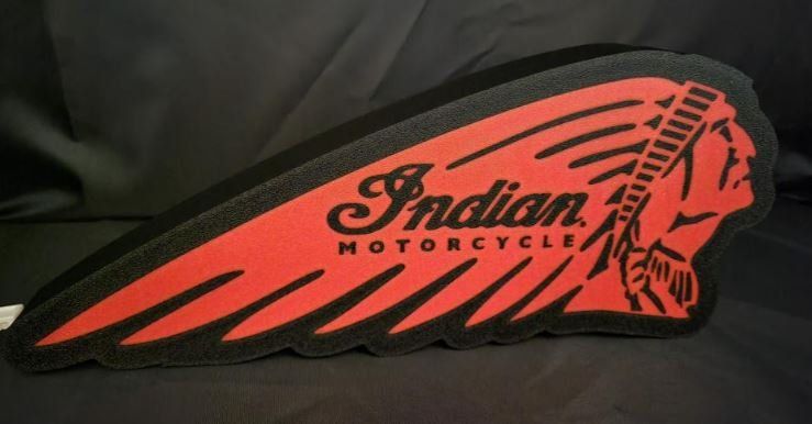 Lampen: Lampe lightbox décoration Indian Motorcycle 2 – Neu (gemäss Beschreibung) aus Noville von Berlusconi55 1