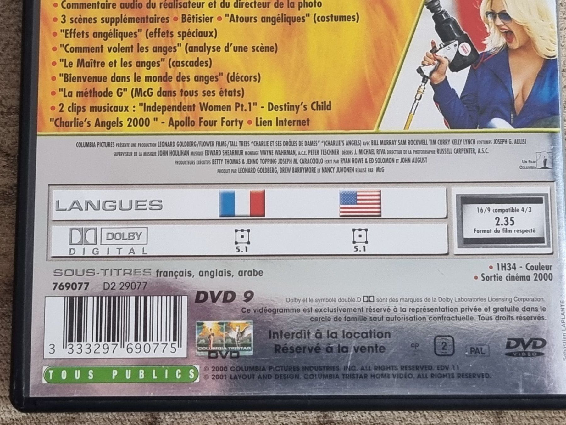 Tous les DVDs: Charlie et ses drôles de dames – D'occasion à Chavannes-près-Renens par XWR4 4