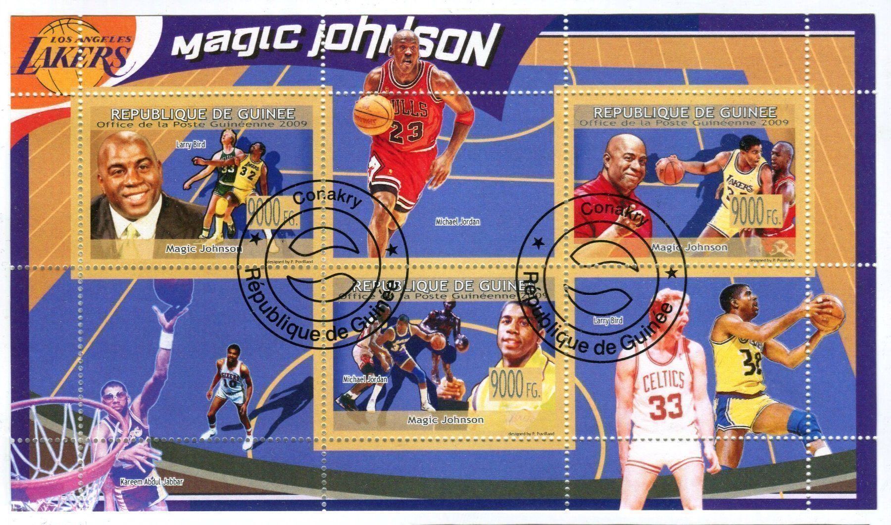 Alle Briefmarken: Block "Basketball". Guinea – Neu und originalverpackt aus Basel von Butsch5