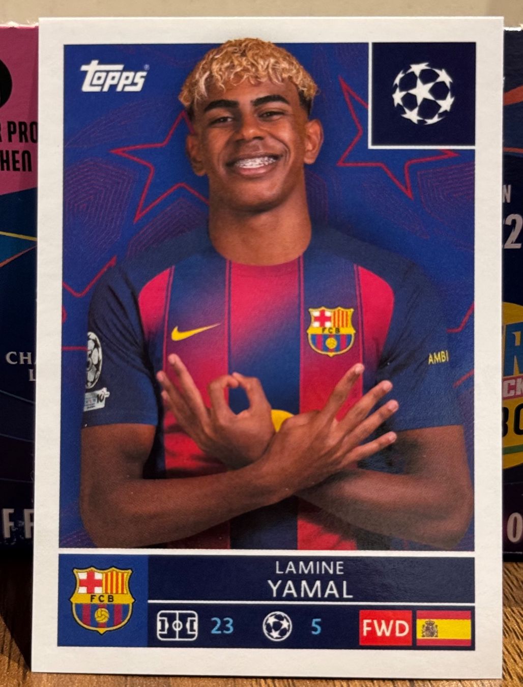 Topps Carte collezionabili: Lamine Yamal – Nuovo e nell'imballaggio originale da SAXON venduto da Mic_9 4