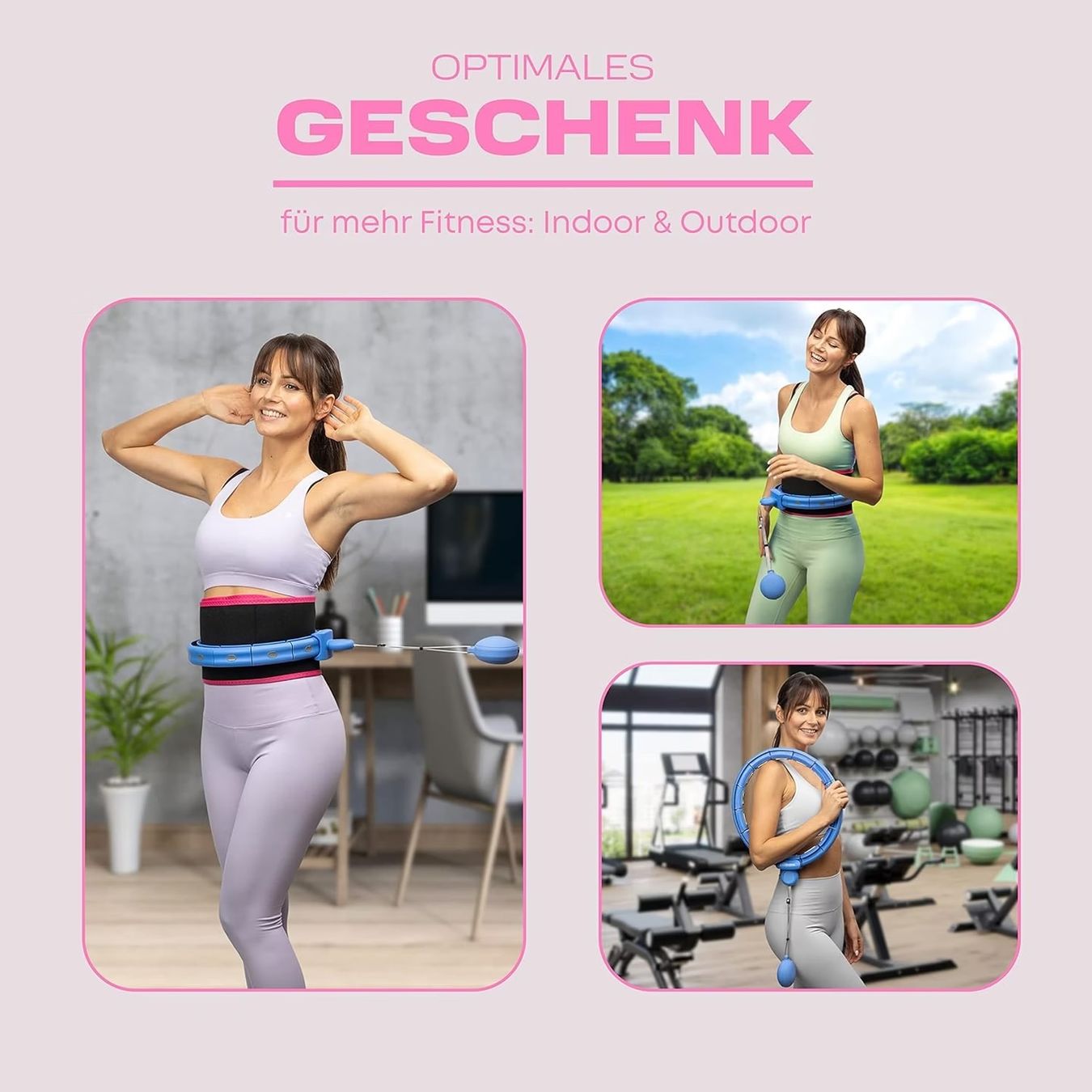 Hometrainer: Smart Hula Hoop mit Gewichtskugel – Nuovo (secondo la descrizione) da Bauma venduto da duj_9dsw 8