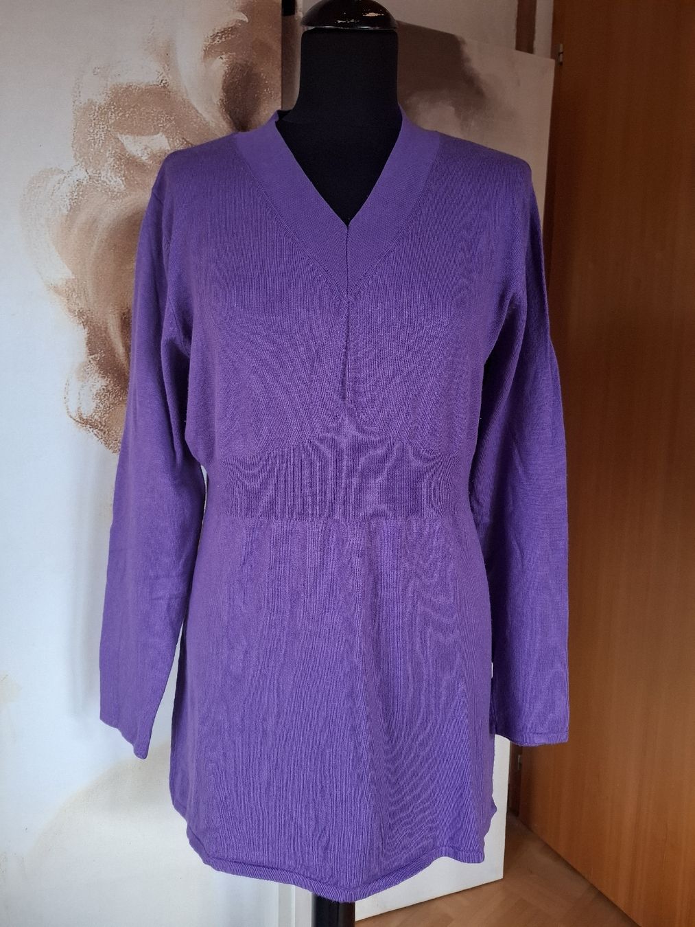 Maglioni & Felpe: Feinstrick Long pullover Gr L Flieder Lila Frühling 2118 – Usato da Vinelz venduto da sonnenmond77 1