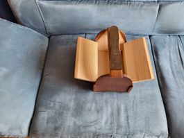 Schuhputzbox Holz leer guter Zustand
