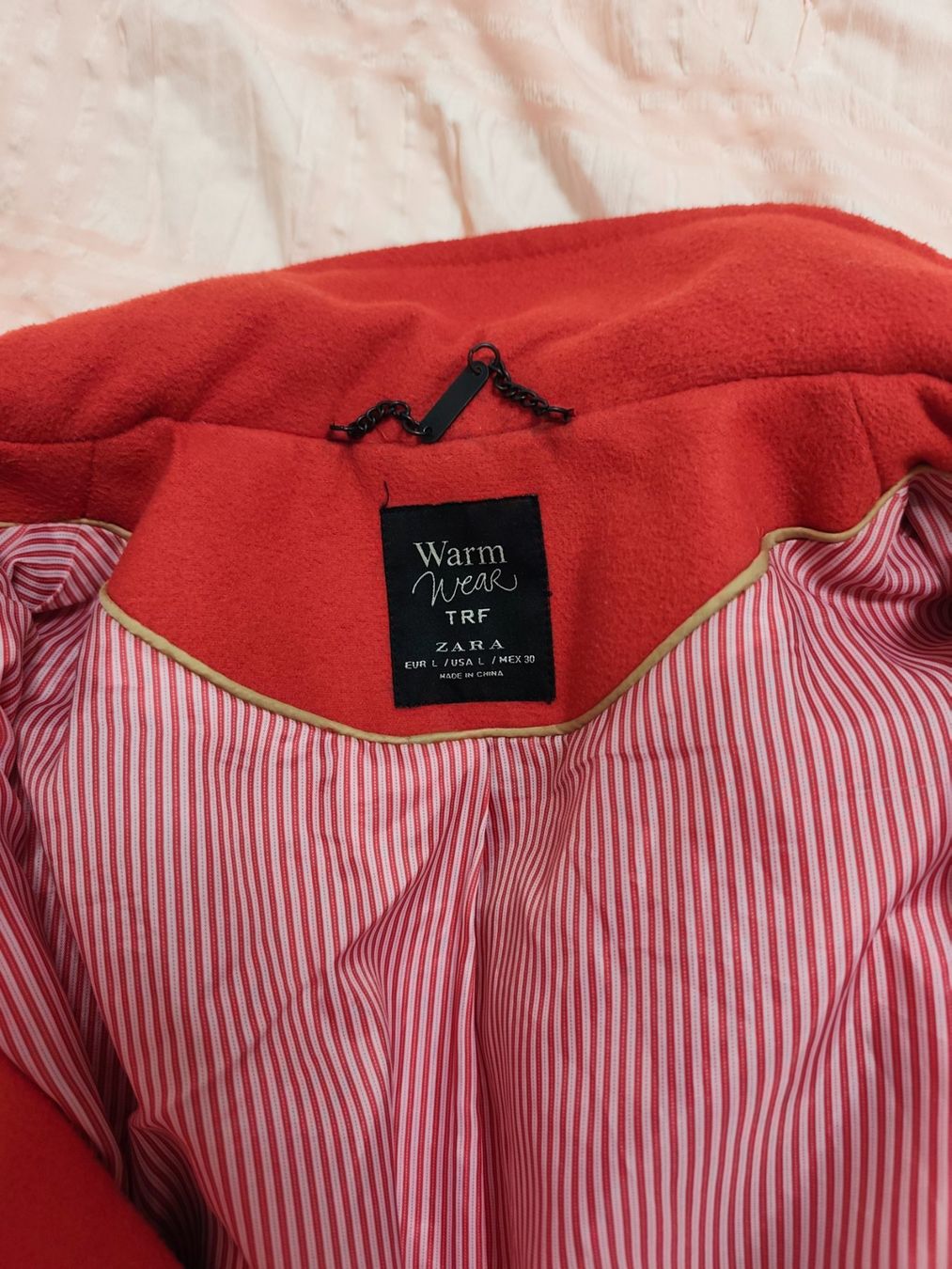 Zara Cappotti: Manteau rouge Zara – Usato da Genève venduto da maf_262q 3