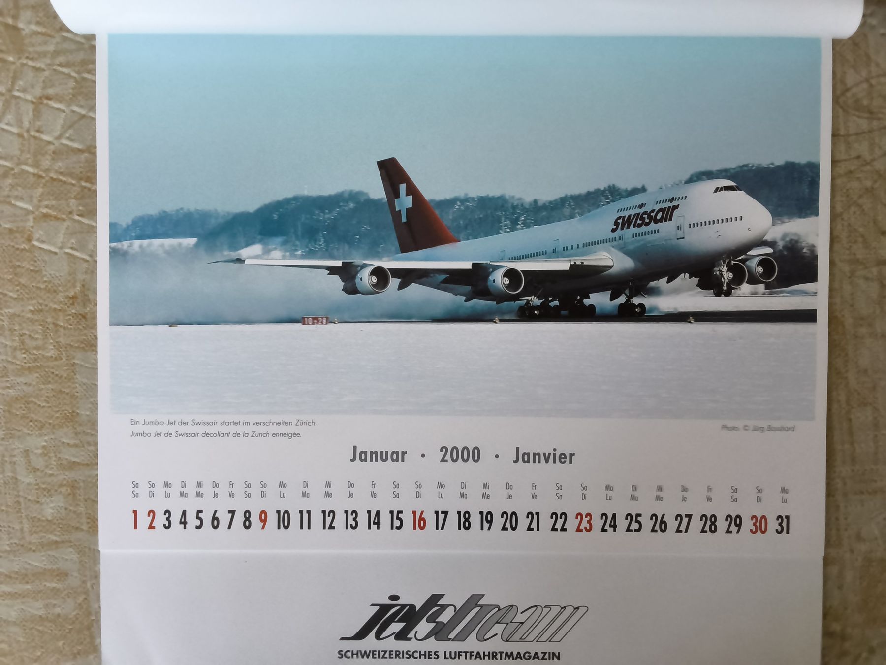 Calendari: 2er Set Bilderkalender 2000/2001 Jetstream – Usato da Hallau venduto da histoiremerveilleuse 4