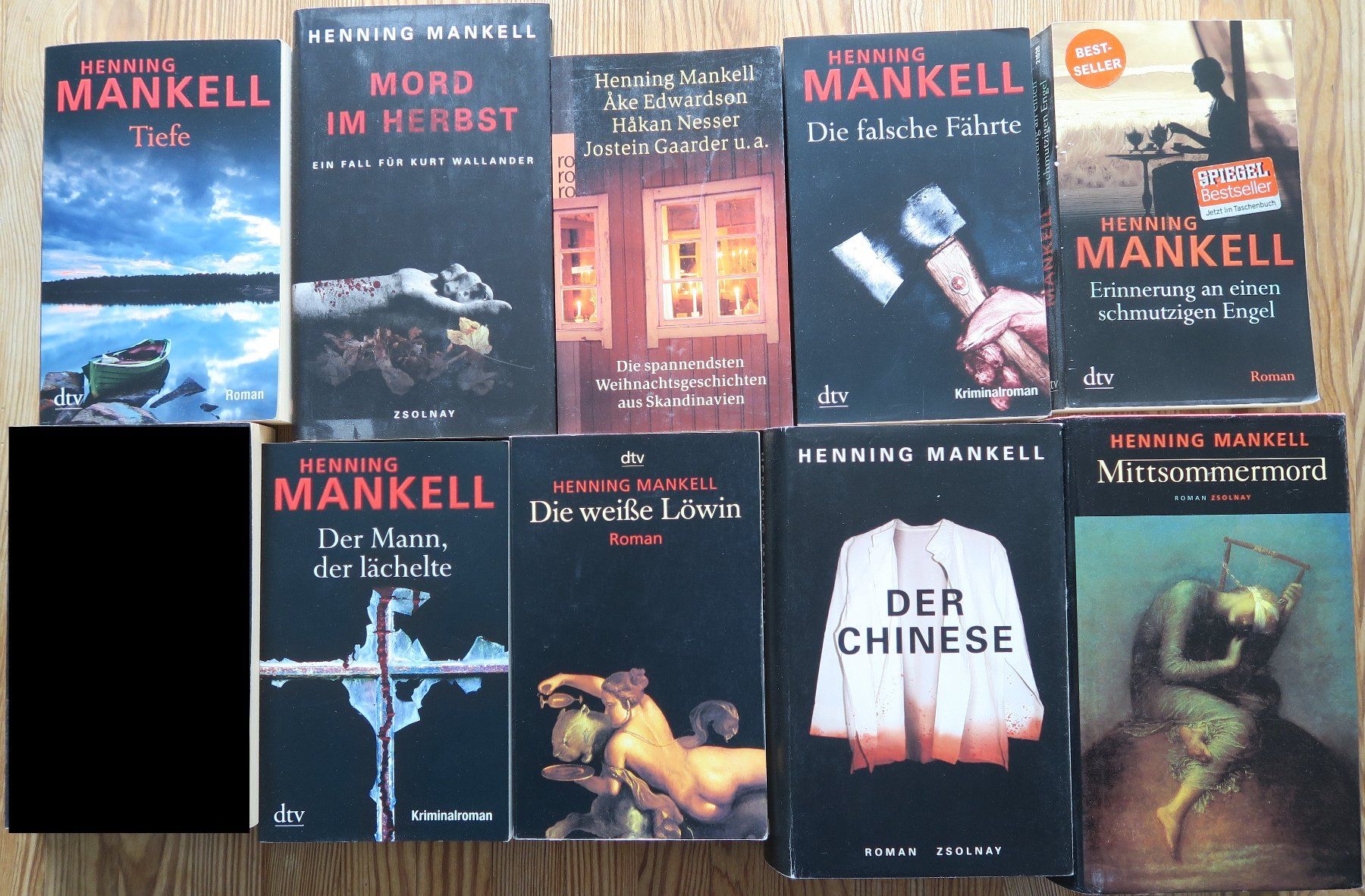 Libri: Henning Mankell  -  9 Romane – Usato da Lyss venduto da Zon