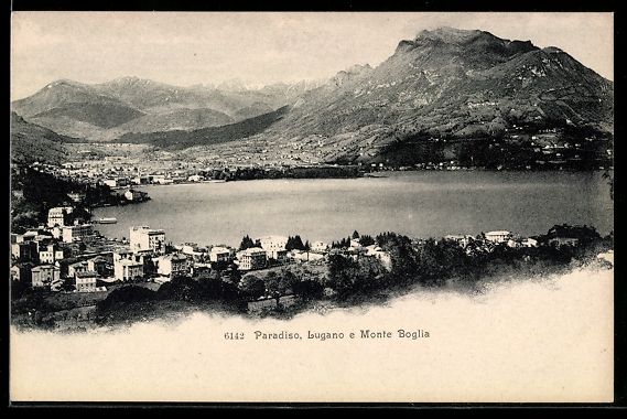 Ansichtskarten: Paradiso, Panorama, Lugano e Monte Bogli – Gebraucht aus Berlin von bartko-reher