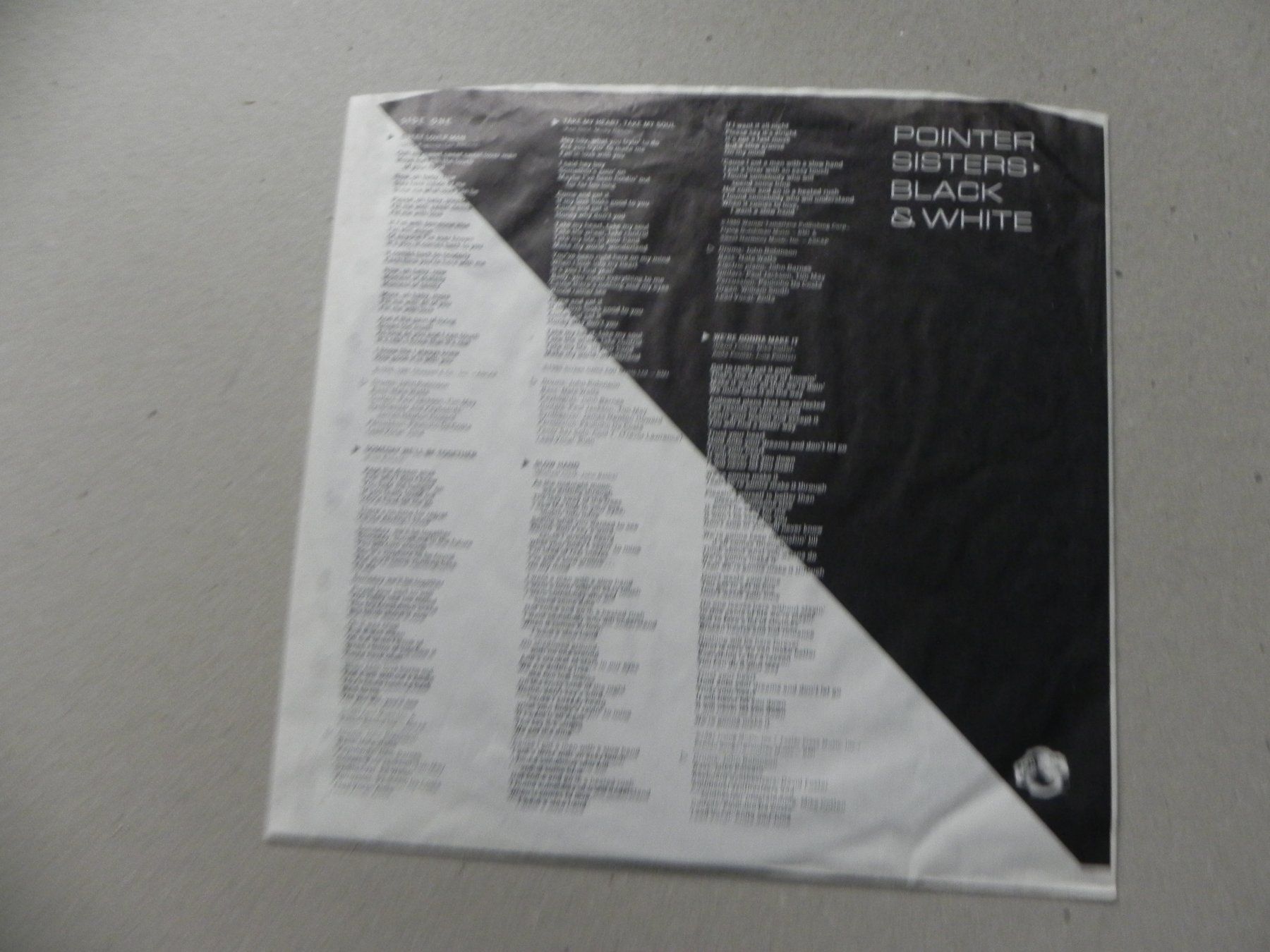 Dischi in vinile: LP USA Soul R&B Disco Pointer Sisters 1981 Black & White – Usato da Siebnen venduto da krimsie 3