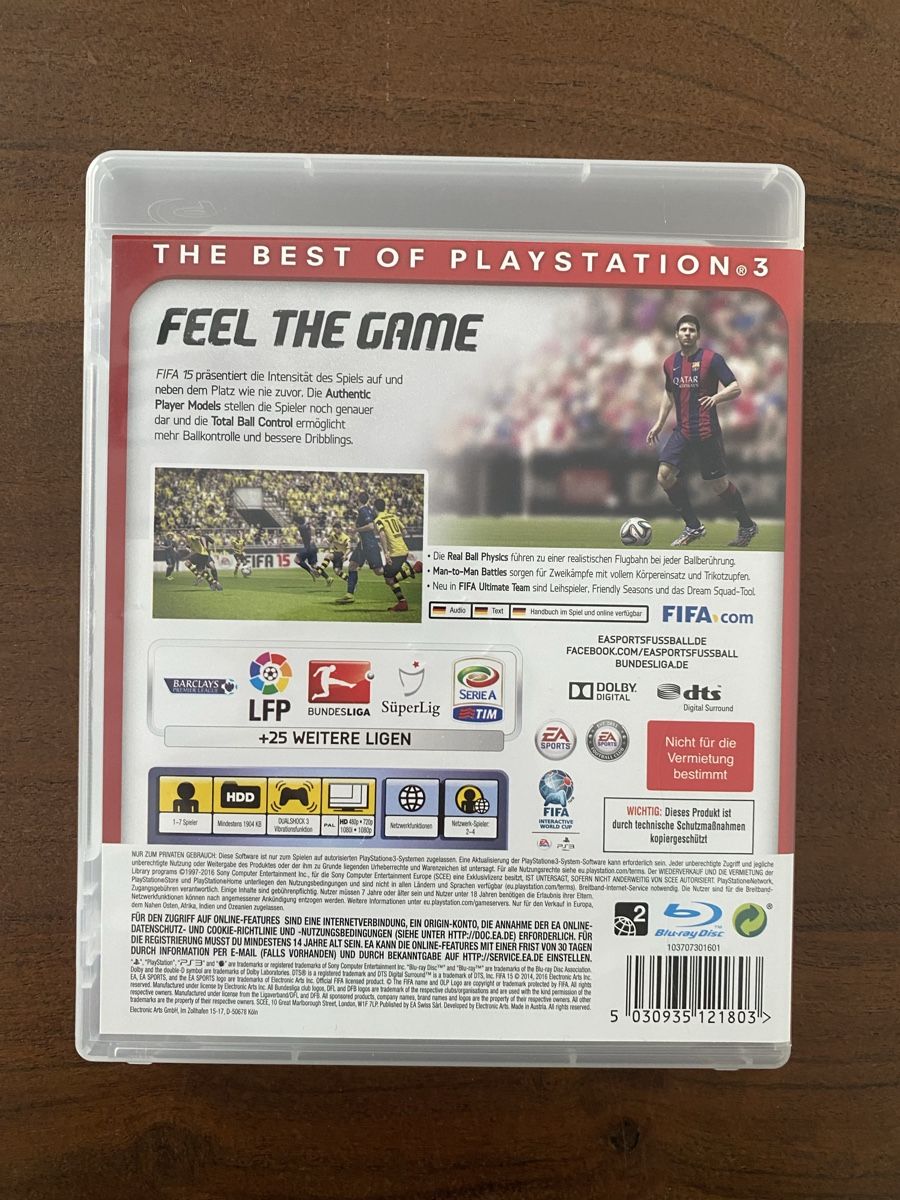 Sony Giochi: FIFA 15 für PS3 (Essentials) – Usato da Thunstetten venduto da Virus_33 2