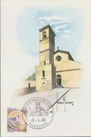 CARTOLINA SANDRO MADONNA #112 ORVIETO ANNULLO FILATELICO FDC