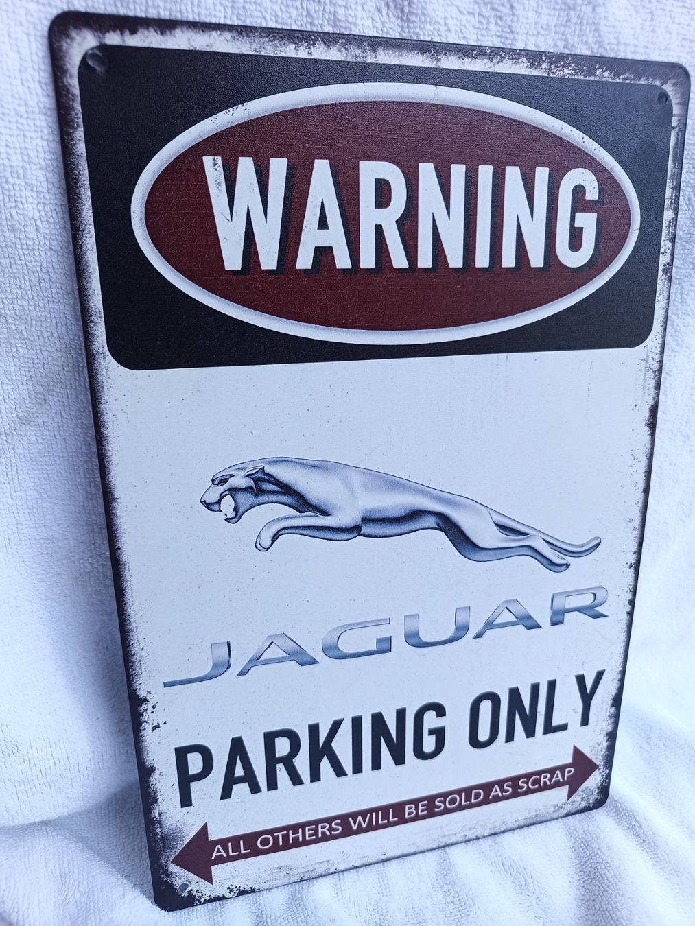 Jaguar Schilder: Blechschild Jaguar – Gebraucht aus Oberegg von 19franzi94 1