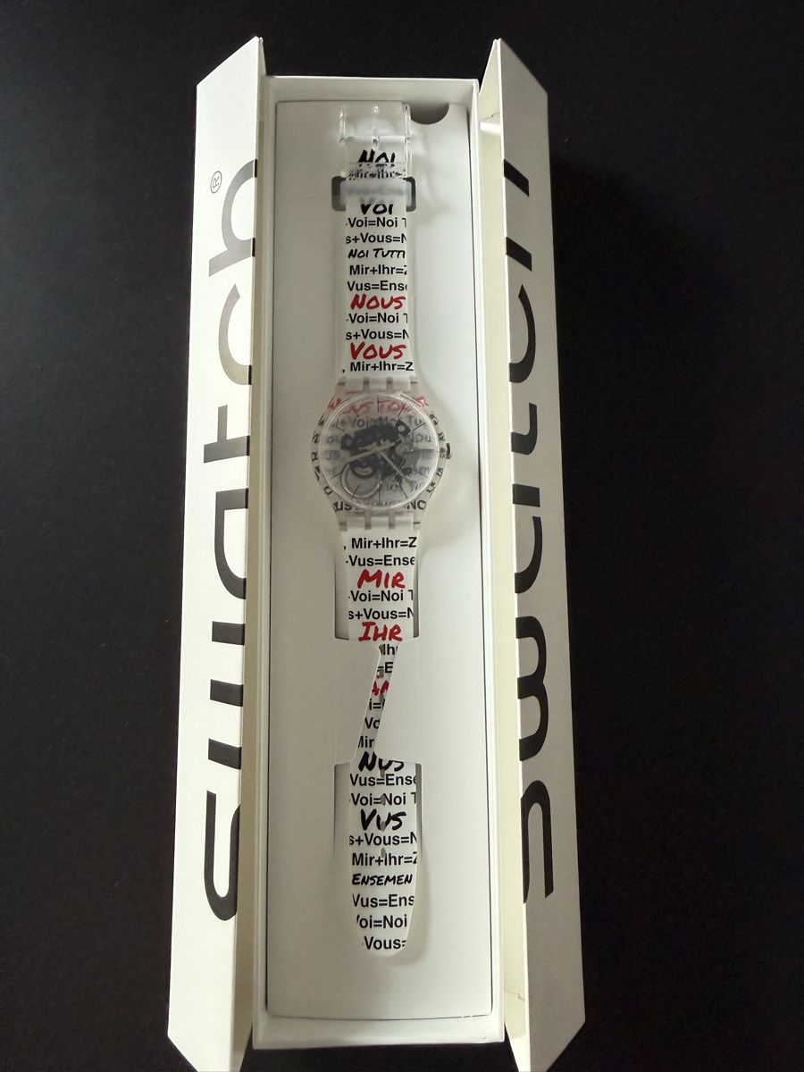 Swatch Orologi: Swatch Aktionärsuhr – Nuovo e nell'imballaggio originale da Diepoldsau venduto da Luec0 1