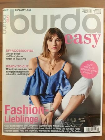 Burda easy Frühlich/Sommer 2017 nicht benützt