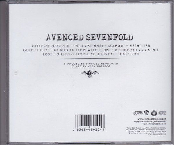 CDs: CD Avenged Sevenfold - S/t (2007) – Gebraucht aus Möriken AG von mineralia 1
