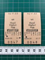 Wil - Flawil / Dietfurt / Egg, Nr. 47 und 48, 14.11.1983