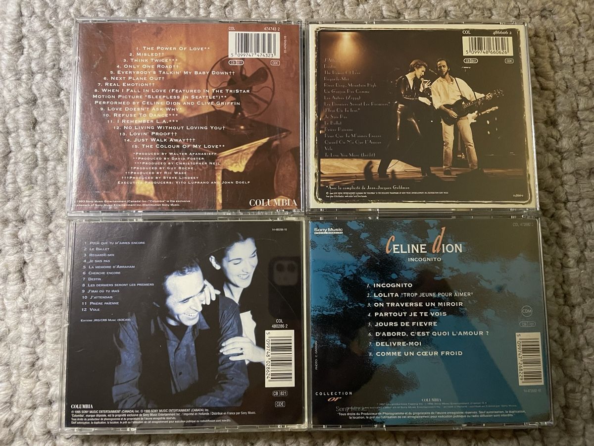 CD: 4x Celine Dion – Usato da Reinach AG venduto da trigger7811 1