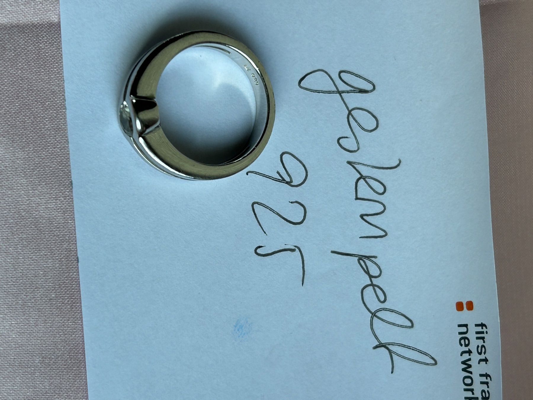 Ringe: Silberring  Classico weiss (53/14) – Gebraucht aus Laufen von Bellavitaboom 4