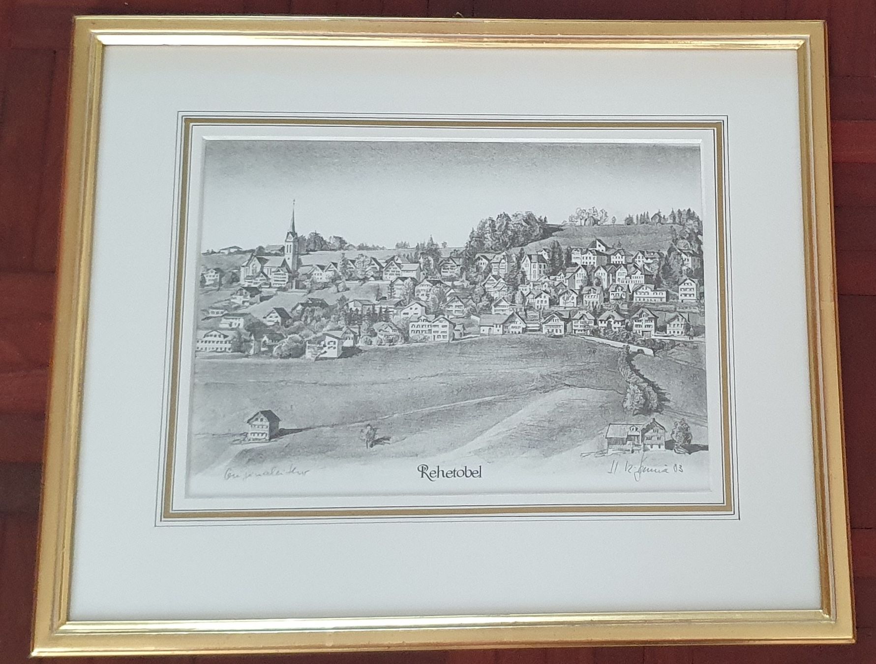 Grafica & Litografie: Bild - Lithographie von Rehetobel – Usato da Kreuzlingen venduto da Rschweiz1 6