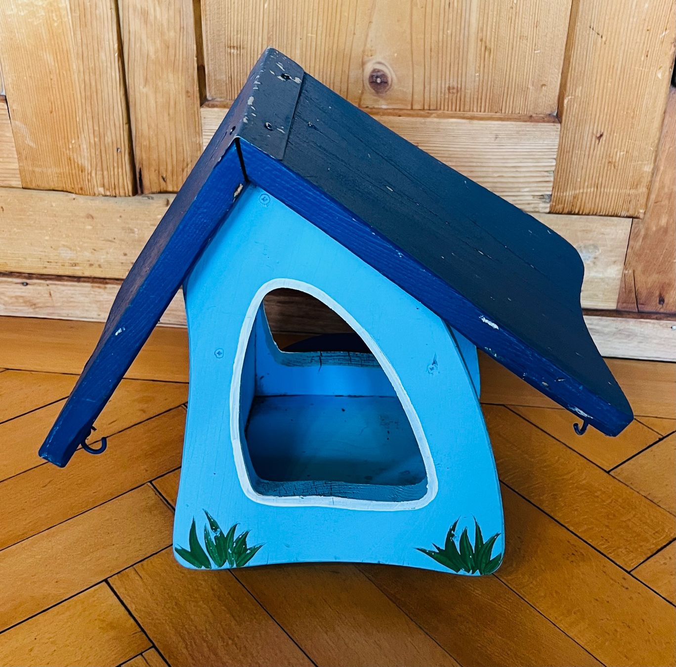 Casette per uccelli: Vogelhaus im Landhausstil, hellblau - ein Blickfang! – Usato da Meggen venduto da Moglimog 1