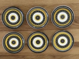 Ziegler Schaffausen Keramik Untersetzer Set vintage