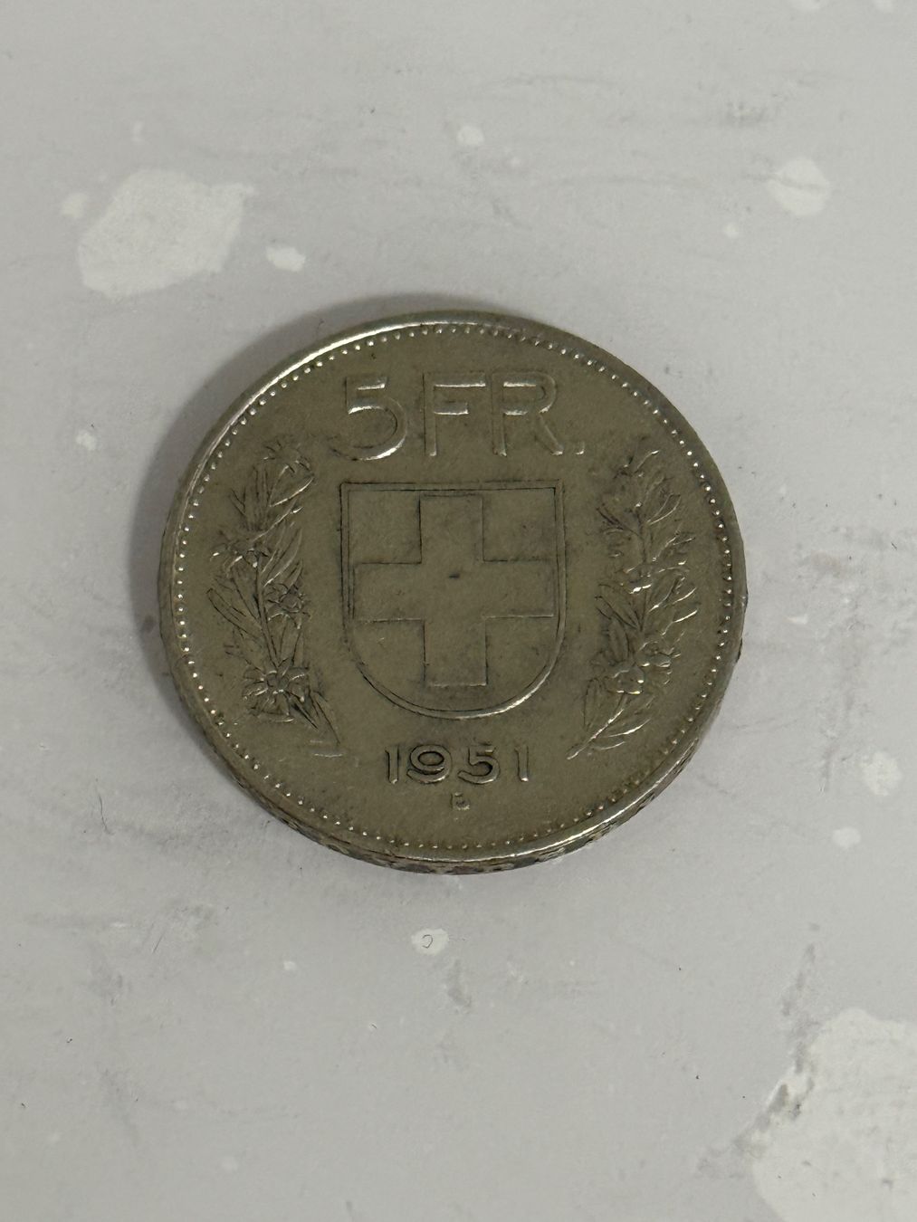 Alle Münzen: 5 Franken 1951  Silber – Gebraucht aus Wallisellen von SWISS_SILVER1 1