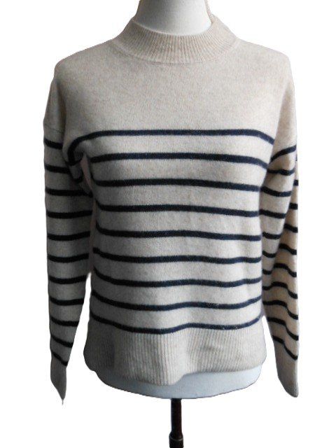 Pullover & Sweatshirts: Gr. 36 38 Kaschmir Pulli beige geringelt s. Masse – Gebraucht aus Basel von FRAU.ZAUBER.MOND 1