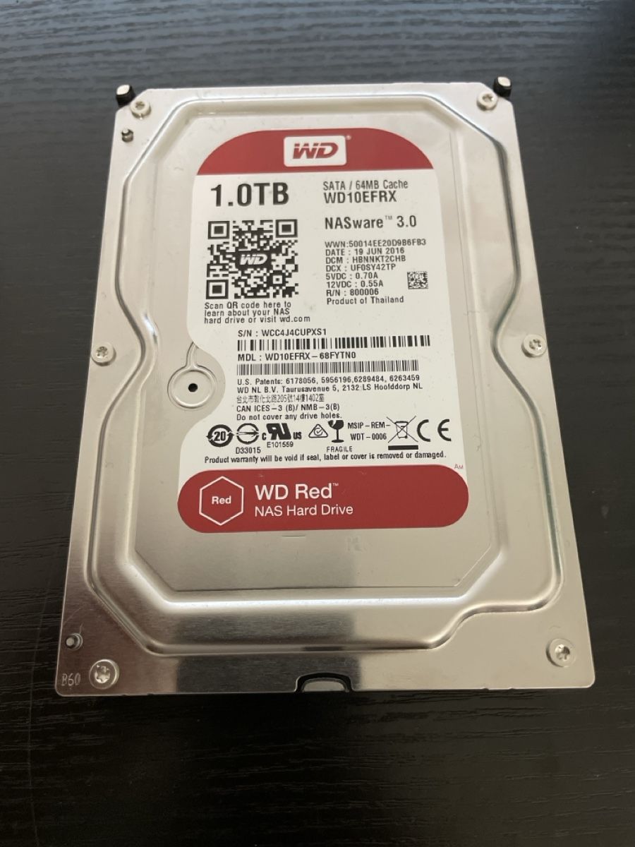 Western Digital Dischi rigidi: 2x 1TB WD Red NAS Hard Drive – Nuovo (secondo la descrizione) da Abtwil SG venduto da Kueng.MultiOutlet 2
