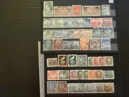 Polen Briefmarken 1933-1951 gestempelt