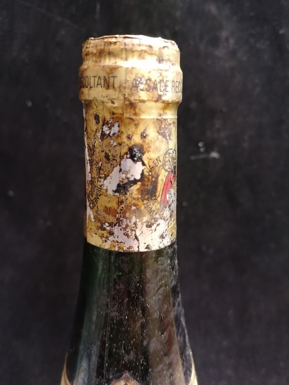 Wein: VIN DE ALSACE BAUR CHARLES REISLING 1996 – Neu (gemäss Beschreibung) aus Genève von Leboucheoreilles 6