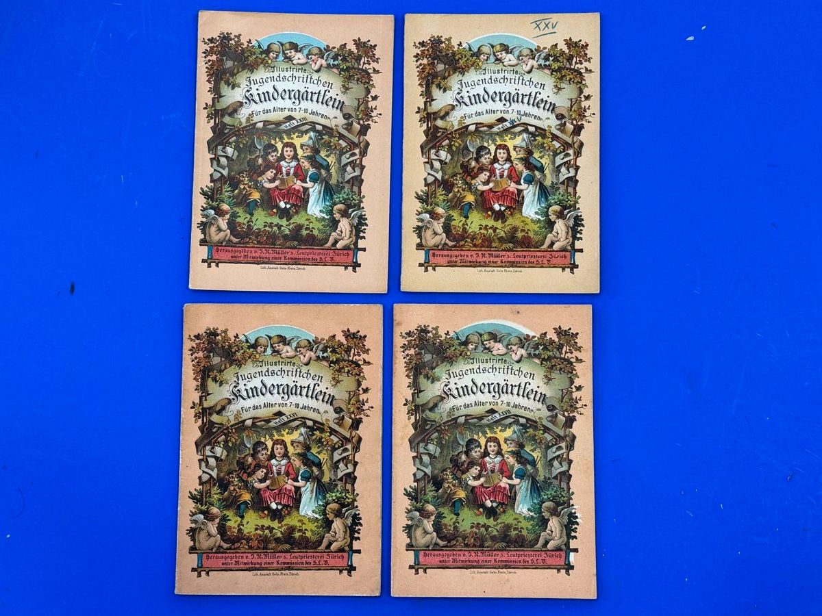 Bücher: Illustrierte Jugendschriftchen Kindergärtlein. 16 Nummern. – Gebraucht aus Adliswil von buch_und_kunst 2