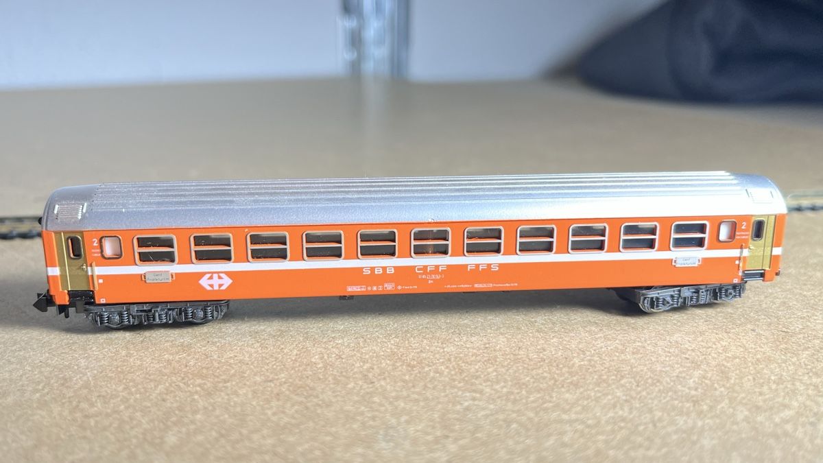 Trix Modellini di ferrovie: Minitrix 3067 SBB Liegewagen 2. Klasse Spur N – Nuovo (secondo la descrizione) da Windlach venduto da Kelebra 2