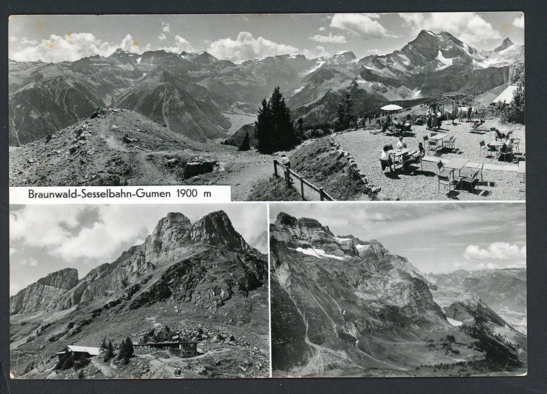 Cartoline postali: Braunwald-Sesselbahn Gumen.1900m. – Usato da Opfikon venduto da webstar30 1