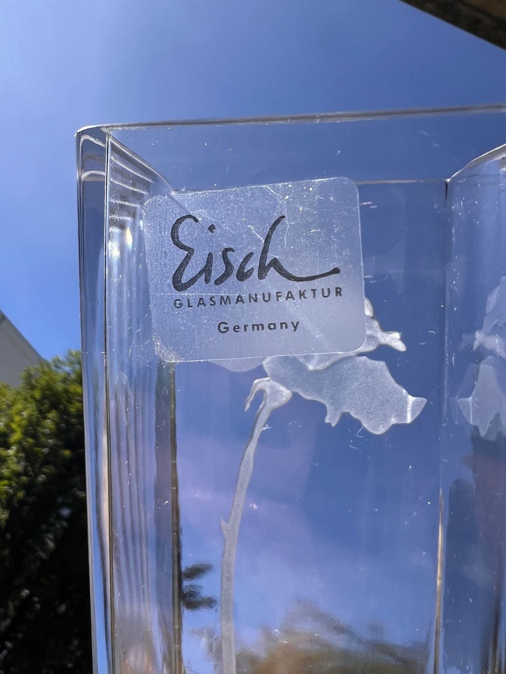 Vasi & Recipienti: 2 vases: IVV ITALY + EISCH GERMANY – Usato da Lausanne venduto da NYC67 7