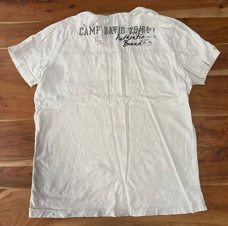 Camp David T-shirt: Camp David T-Shirt weiss Gr. L – Usato da Zollikofen venduto da hri_r8pr 1