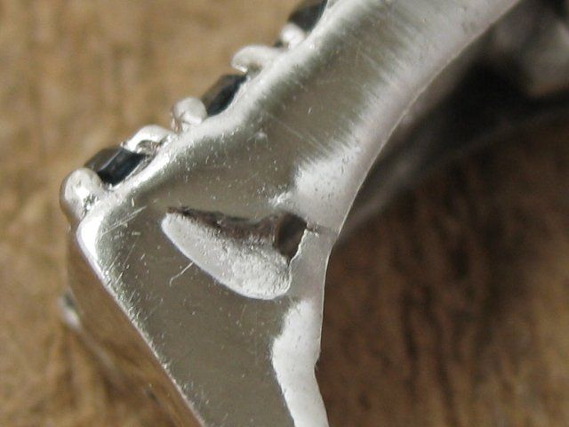Anelli: Vintage Ring Silber 800 Steinchen blau / Gr. 56 – Usato da Ermatingen venduto da Decovin 9