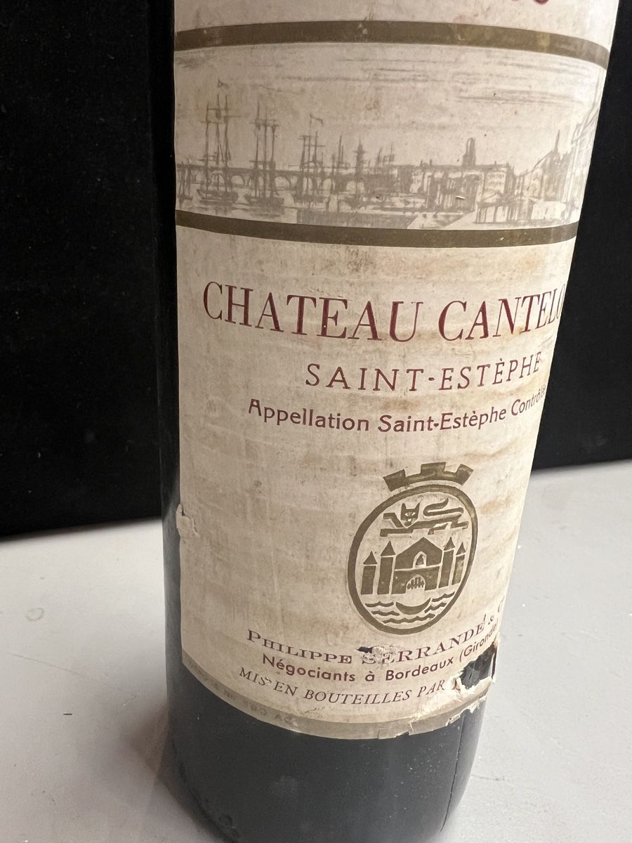Wein: CHÂTEAU CANTELOUP 1969 SAINT-ESTÈPHE – Neu (gemäss Beschreibung) aus Genève von Leboucheoreilles 3