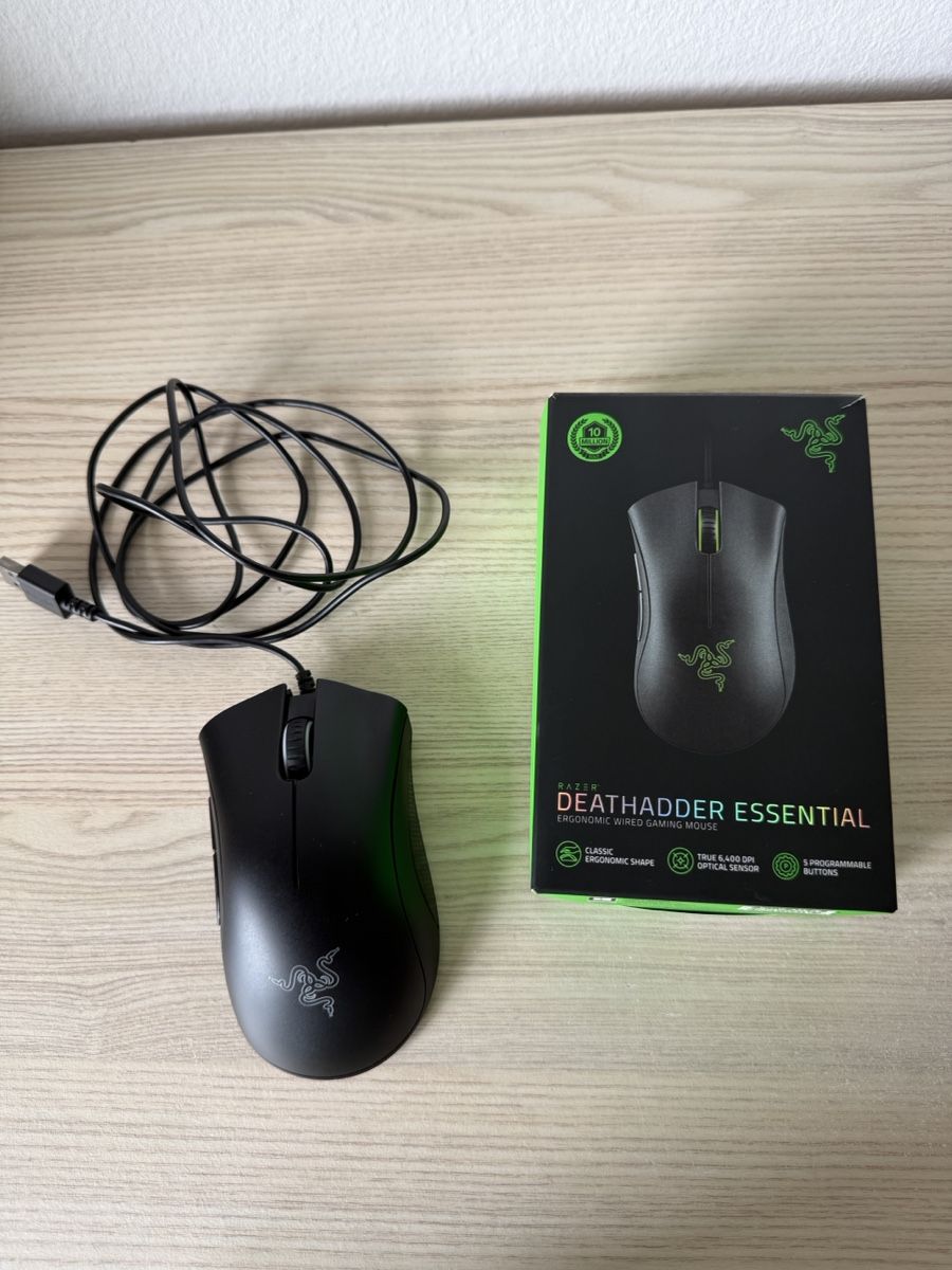 Razer Maus: Razer Deathadder Essential Gaming Maus - Top Zustand! – Gebraucht aus Belp von kka_v2kz
