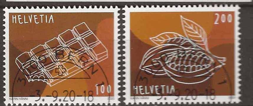 Tutti i francobolli: M1793 - Chocolat amer, sucré 1er jour – Usato da Trélex venduto da Phil_Albert