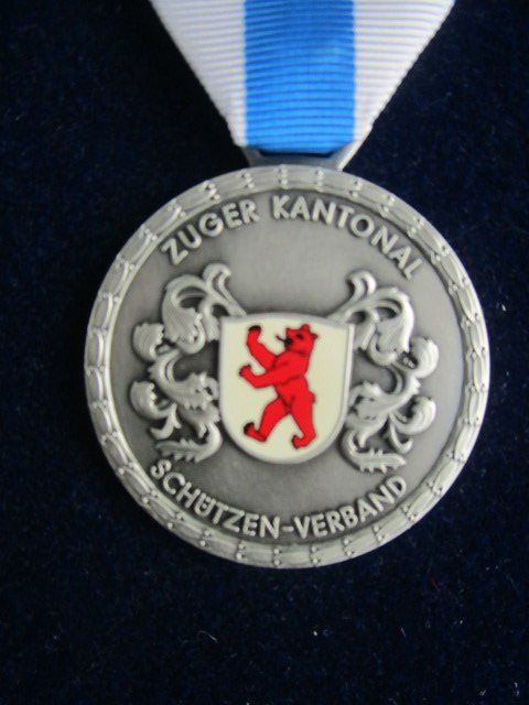Medaglie: Zuger Kantonal 1986 - Kantonalstich - Gemeindewappen Cham – Nuovo (secondo la descrizione) da Luzern venduto da Horoskop1 1