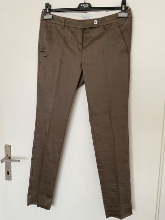 MARELLA by Max Mara Ramie (Naturfaser) Hose Gr 38/36