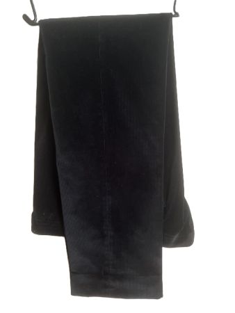 Brioni Cord Hose, schwarz Gr. 52