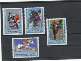 MAURETANIEN 1980 ** SPRINGREITEN / PFERDE