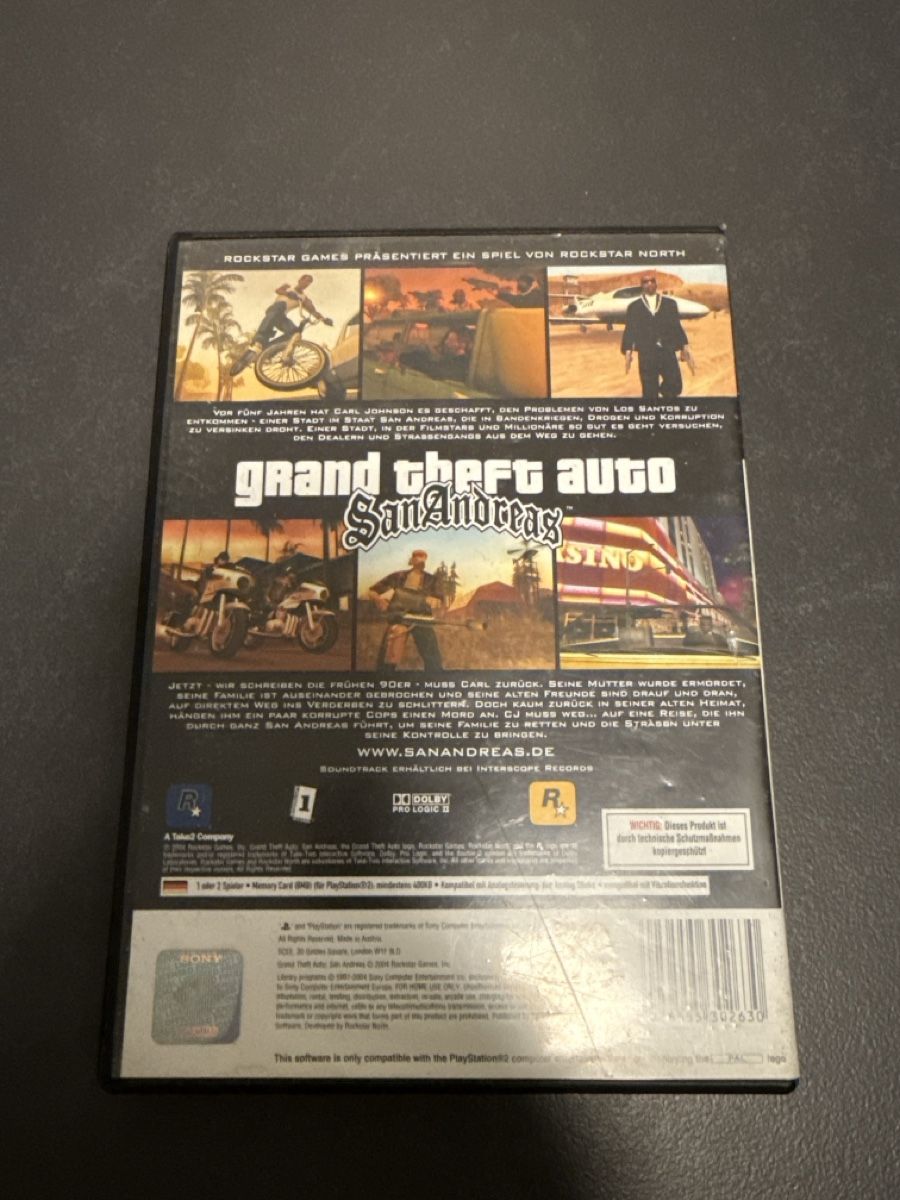 Sony Spiele: Grand Theft Auto San Andreas – Gebraucht aus Schaffhausen von sabdiu 2