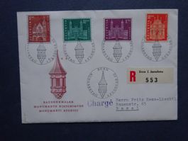 1963 Z-Nr. 391 - 394 FDC Einzelwerte Illustriert Kellerhals