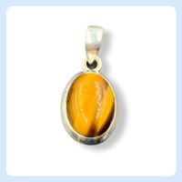 Tigerauge Anhänger Silber 925