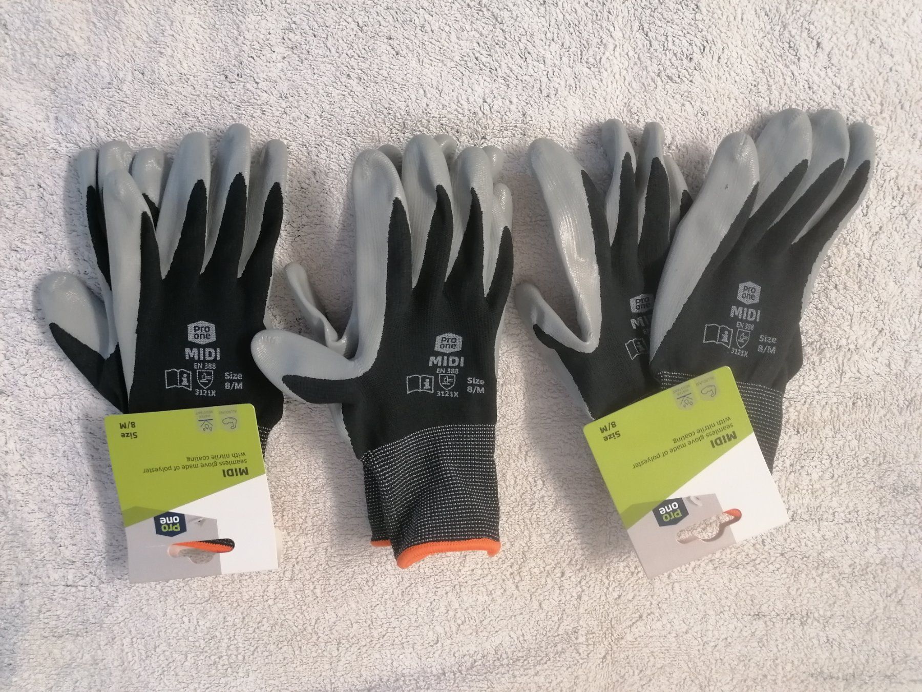 Handschuhe & Handstulpen: 3 Paar Arbeitshandschuh Gr. 8/M Handschuhe – Neu und originalverpackt aus Luzern von tobigeruhe
