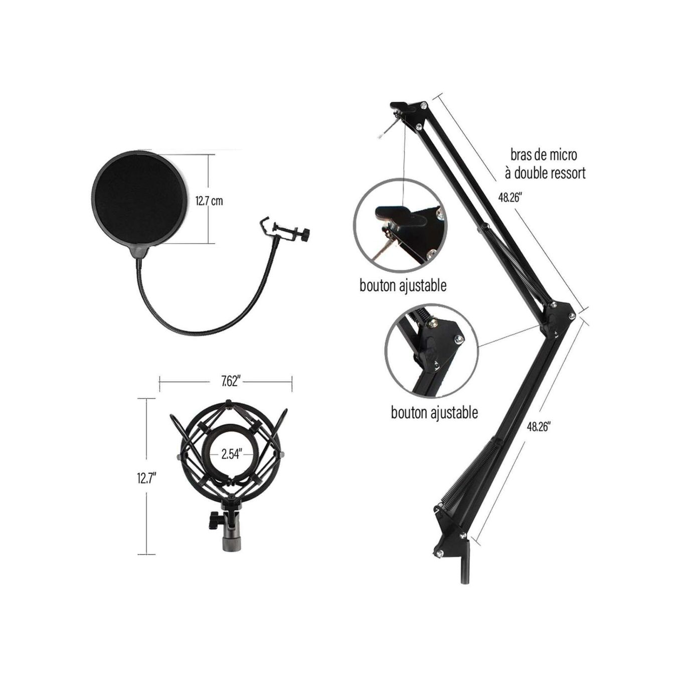 Microfoni: Power Studio VIBE B1 Bundle – Profi-Studio-Mikrofon Set (XLR – Nuovo e nell'imballaggio originale da Rupperswil venduto da lamour 5