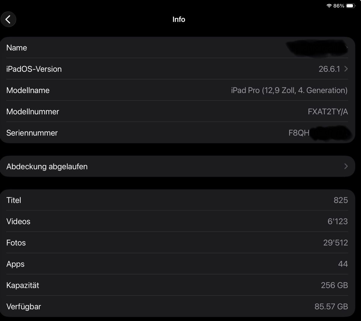 Apple Tablet PC: iPad Pro 12,9 256GB Grau Topzustand – Usato da Steg im Tösstal venduto da Beckerbande 3