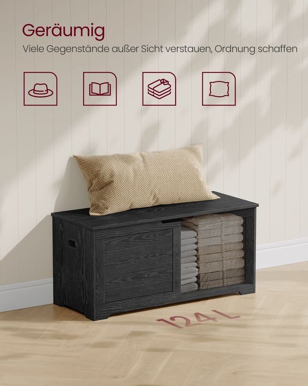 Coffres: Sitztruhe Aufbewahrungsbank mit Deckel 100x40x46 LYONIS – Neuf avec emballage d'origine à Lachen SZ par MAMORU-MOEBEL 4
